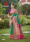 Gauri Priya By Bunawat 1001 To 1006 Silk Wedding Wear Sarees Wholesale Market In Surat
